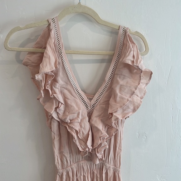 Palma Australia Pink Ruffle Maxi Dress - Picture 3 of 6